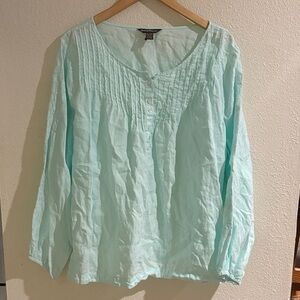 Tommy Bahama Embroidered Linen Top